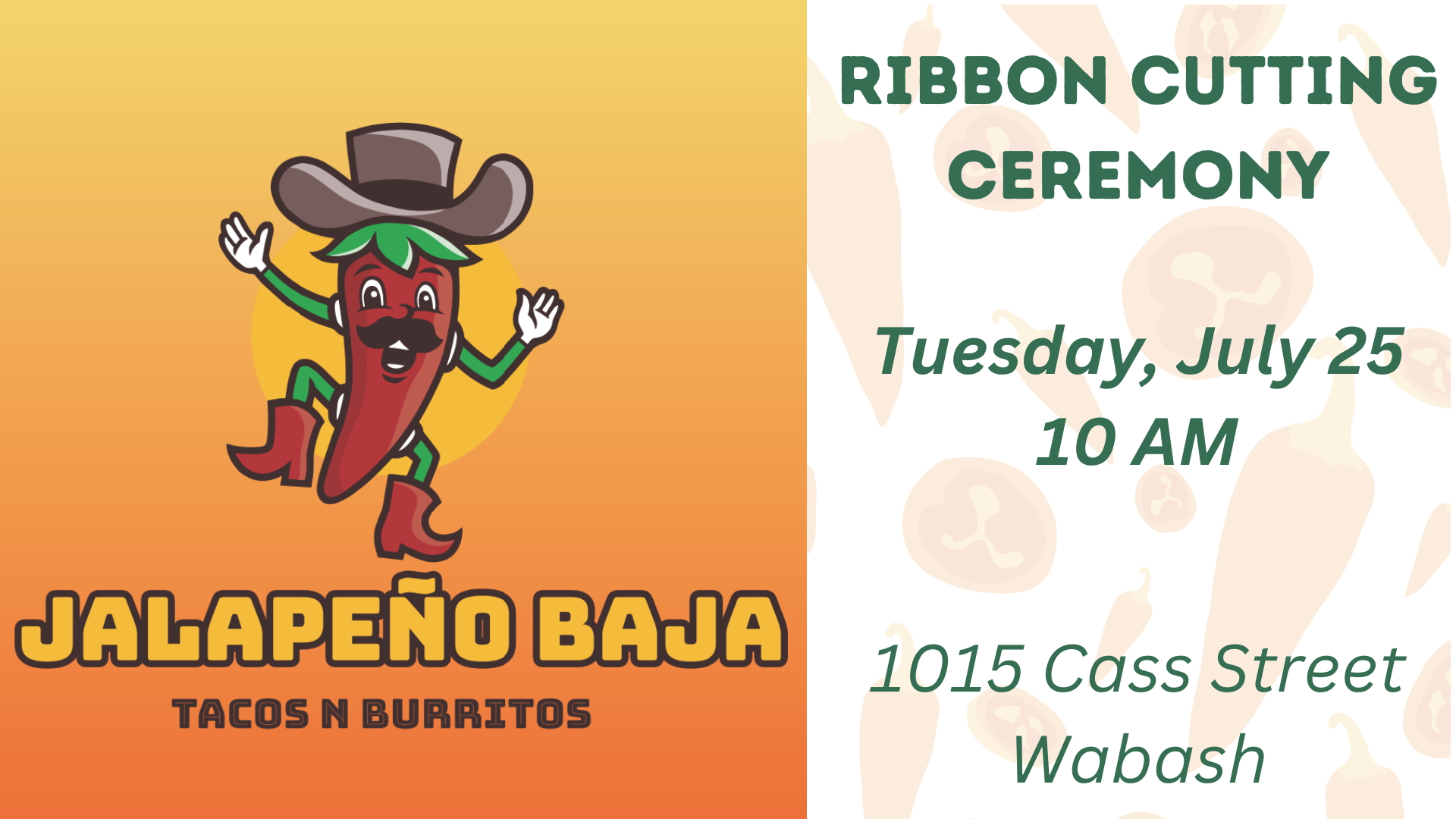 Jalapeno Baja Adds Spice To Wabash County Community